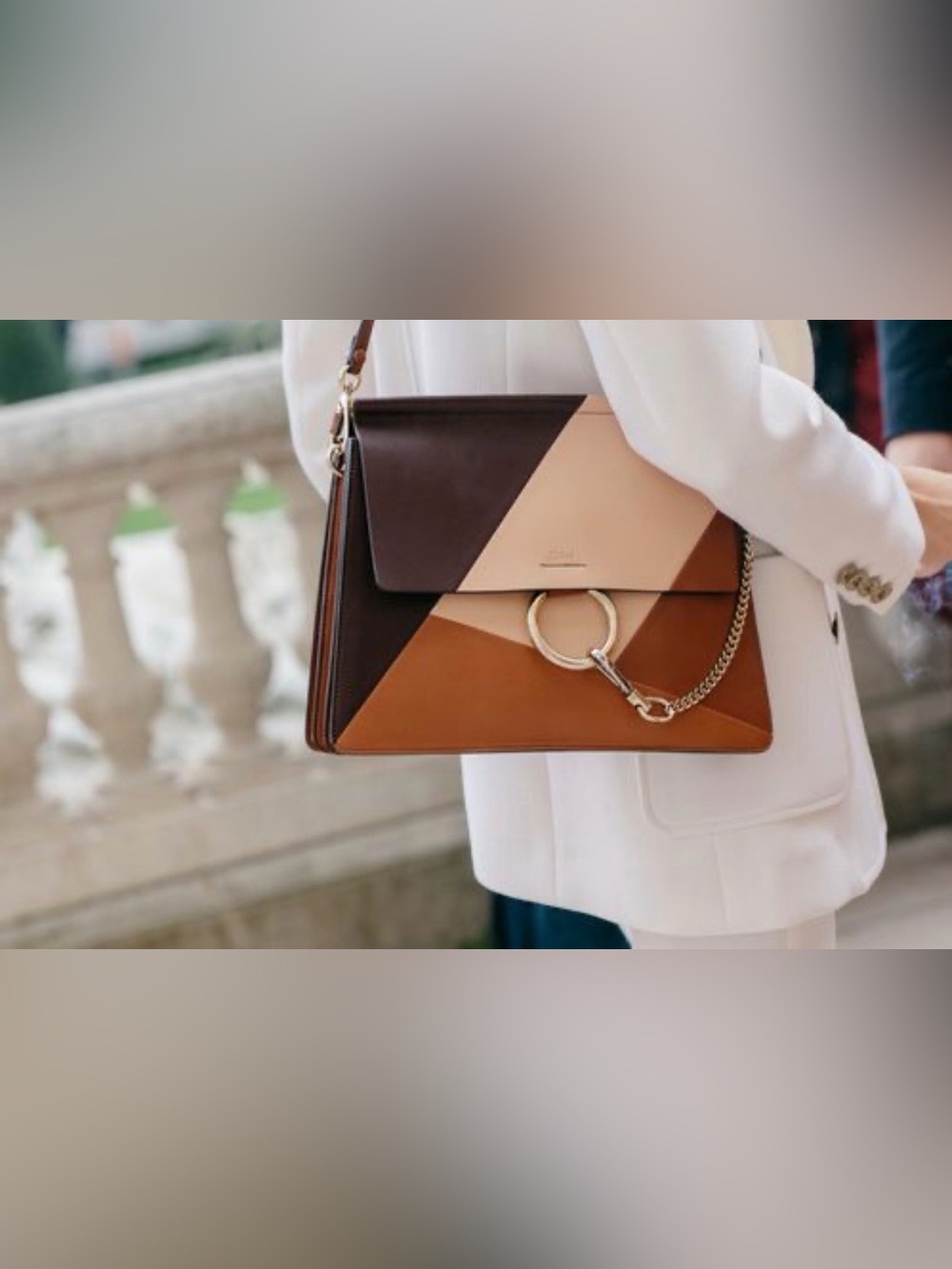 Chloe Faye Multicolor leather bag